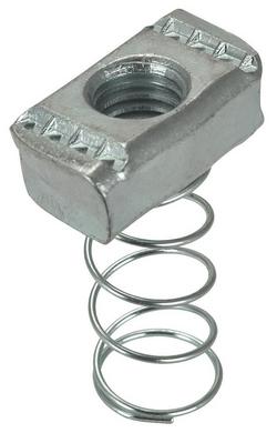 1/2 in.-13 Electrogalvanized Steel Channel Nut with Spring