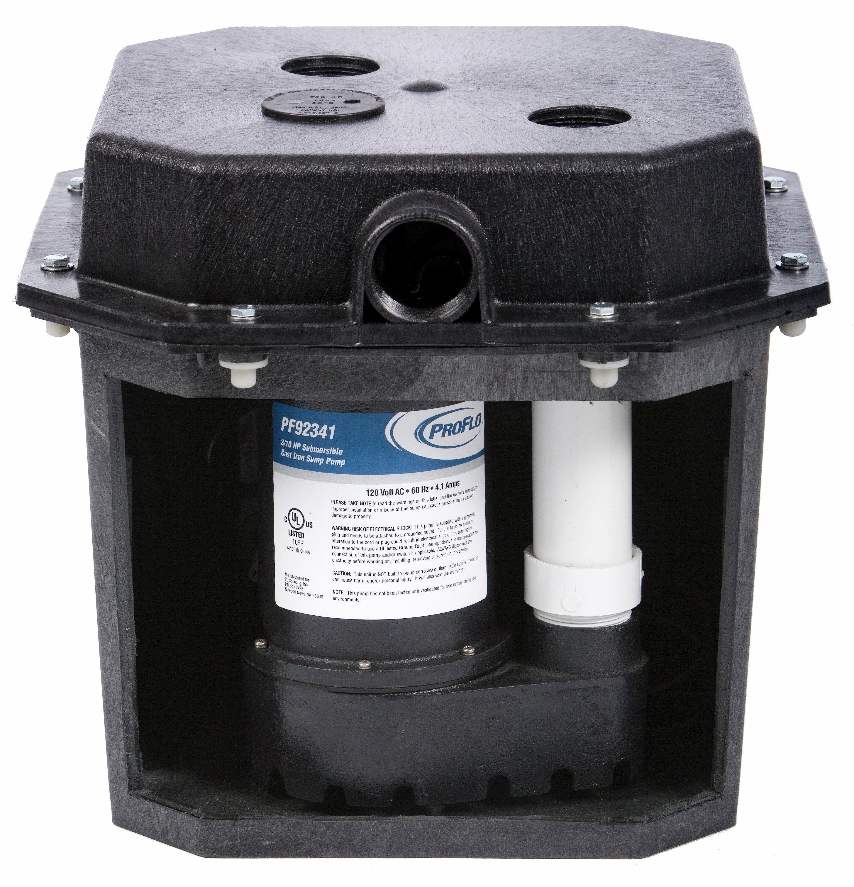 PROFLO&reg; 10 ft. Plastic Drain Pump System 
