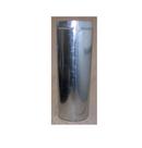 Wellmade Products 30 in. 30 ga Galvanized Steel Slip Joint Furnance Knockdown Pipe 