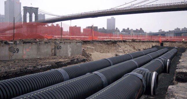 ADS&reg; Black 8 in. HDPE Drainage Pipe 