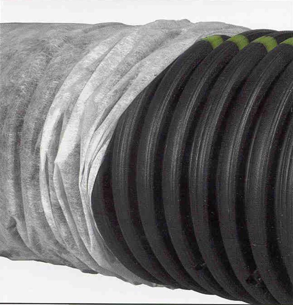 ADS&reg; 20 ft. Bell End x Spigot Plastic Drainage Pipe 