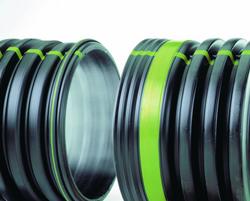 36 in. x 20 ft. Bell End x Spigot Plastic Drainage Pipe