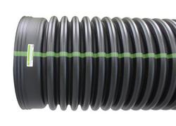 6 in. x 20 ft. Plain End Plastic Drainage Pipe