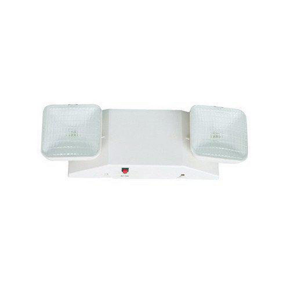Simkar Lighting White Twin Head Emergency Lighting 