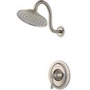 Single-Handle Shower Only Trim with Raincan Showerhead in Brushed Nickel