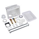 Oatey&reg; White 10-1/10 in x 8-9/25 in x 3-23/25 in Washing Machine Supply Box 