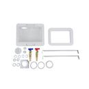 Oatey&reg; White 10-1/10 in x 8-9/25 in x 3-23/25 in Washing Machine Supply Box 