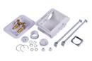 Oatey&reg; White 8-9/25 x 10-1/10 x 3-23/25 in. Washing Machine Supply Box 