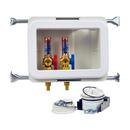 Oatey&reg; White 10-1/10 in x 8-9/25 in x 3-23/25 in Washing Machine Supply Box 