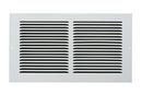 12 x 10 in. Return Air Grill with 1/3 in. Fin in White