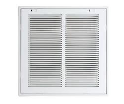 14 x 20 in. Filter Grille Return Air in White Steel