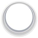 White Hub 40 Plastic DWV Coupling 