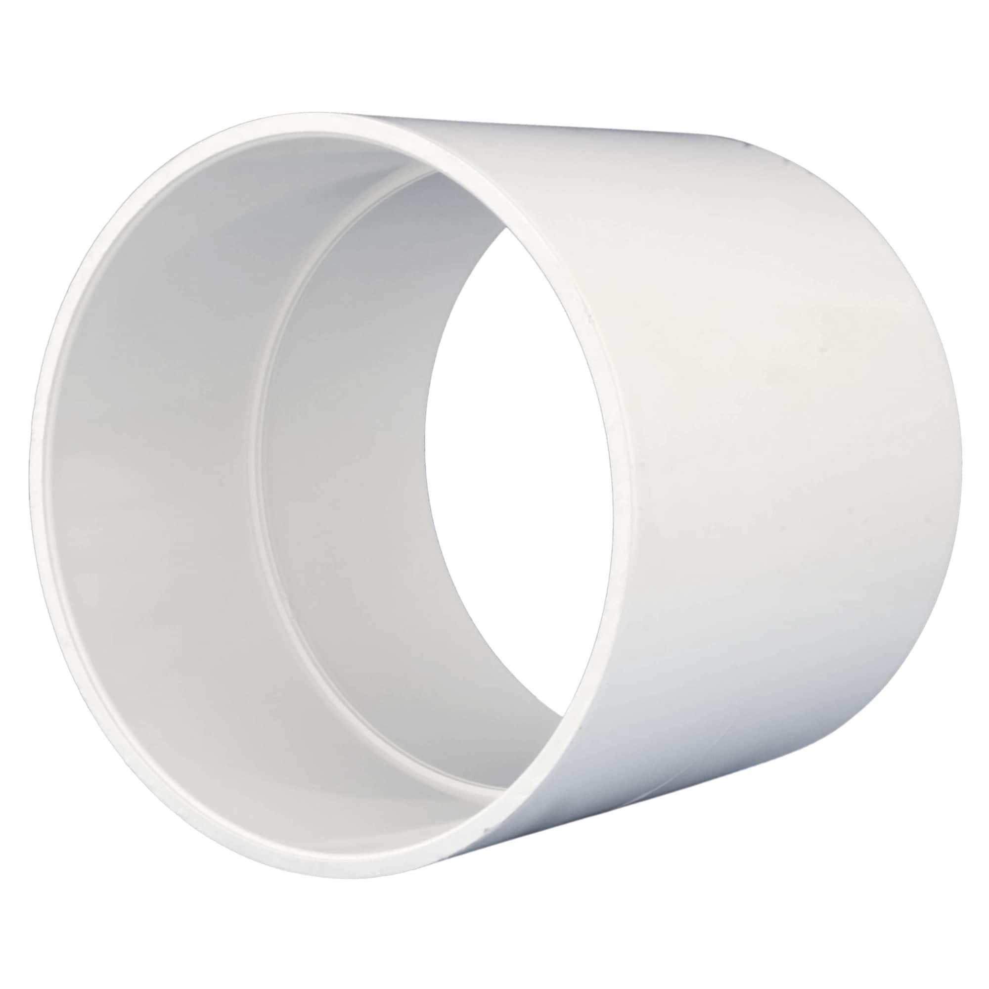 White Hub 40 Plastic DWV Coupling 