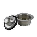 Keeney PVD Brushed Nickel Stainless Steel Disposer Flange & Stopper 