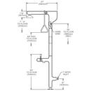 Speakman Hi-Viz Yellow 20 gpm Combination Emergency Shower And Eye 