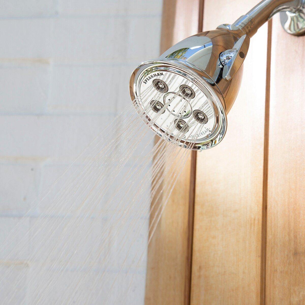 Speakman Polished Chrome Multi Function Intense, Massage and Combination Showerhead 