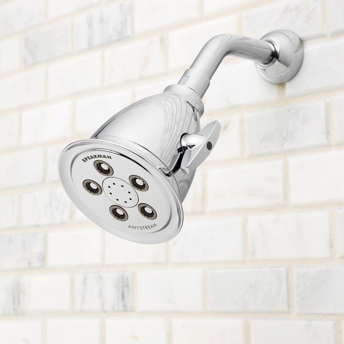 Speakman Polished Chrome Multi Function Intense, Massage and Combination Showerhead 