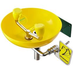 Wall-Mounted System Eyewash Station, 4.5 gpm, 9 lbs