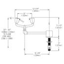 Speakman Polished Chrome 3.06 gpm Eyewash Twin 