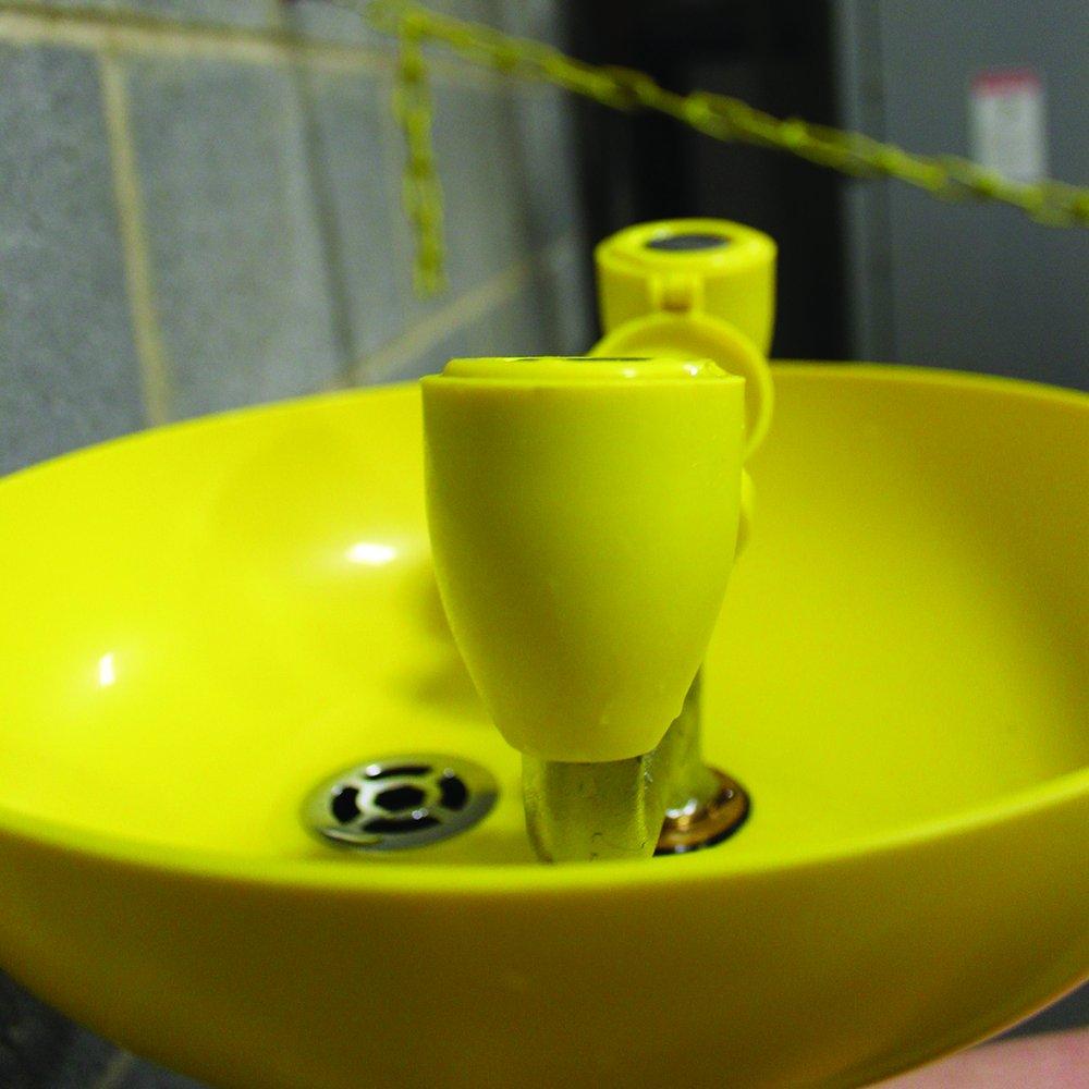 Speakman DuraJade™ Eyewash Wall Mount Yellow Plastic Bowl 