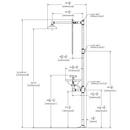 Speakman DuraJade Combination Shower with Rectagular and Eye/Face Wash, 44lbs 