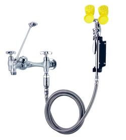Combination Service Sink Faucet and Fixed Mount Eyewash / Drench Hose 2.32 gpm, 14.5 lbs