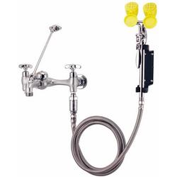 Combination Service Sink Faucet and Fixed Mount Eyewash / Drench Hose 2.32 gpm, 14.5 lbs