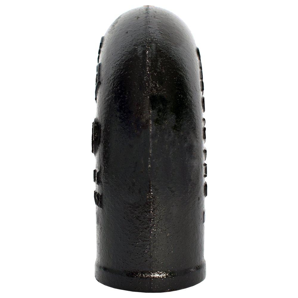 Black No Hub 90 Degree Cast Iron 1/4 Bend 