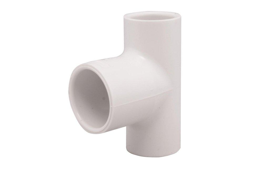 White PVC Schedule 40 Tee 
