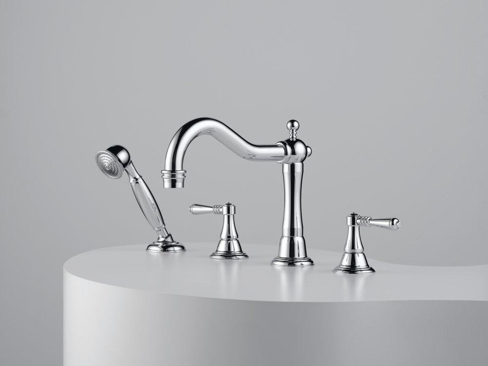 Brizo Chrome Two Handle Roman Tub Faucet Trim Only 