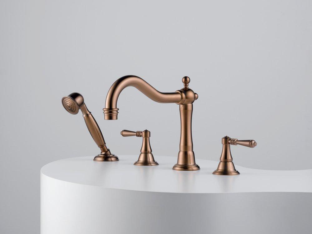 Brizo Chrome Two Handle Roman Tub Faucet Trim Only 