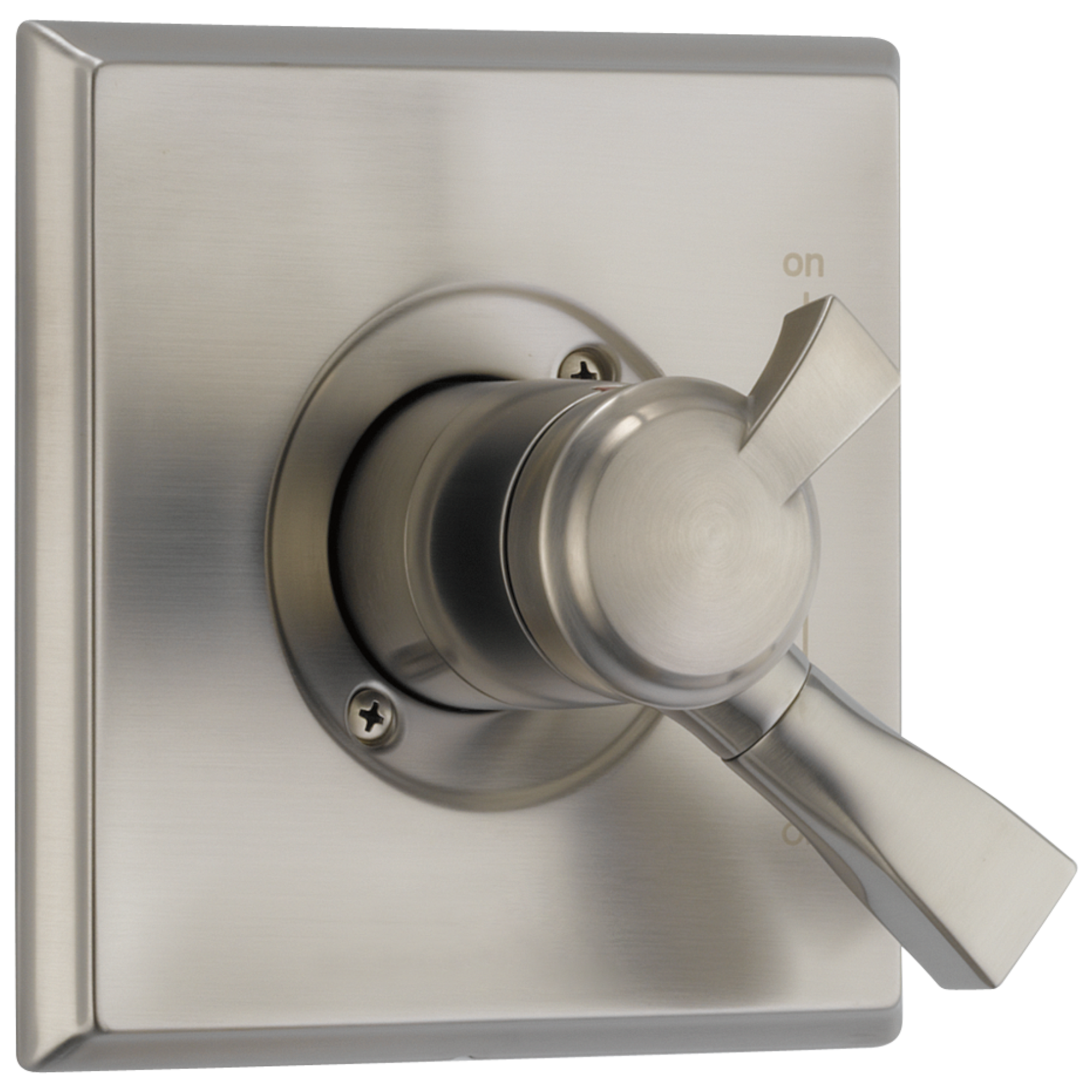 Delta Faucet Brilliance Stainless Single Handle Bathtub & Shower Faucet (Trim Only) 