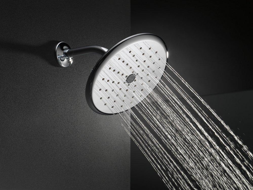 Delta Faucet Chrome Single Function Full Body Showerhead 