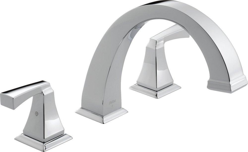 Delta Faucet Chrome Two Handle Roman Tub Faucet Trim Only 