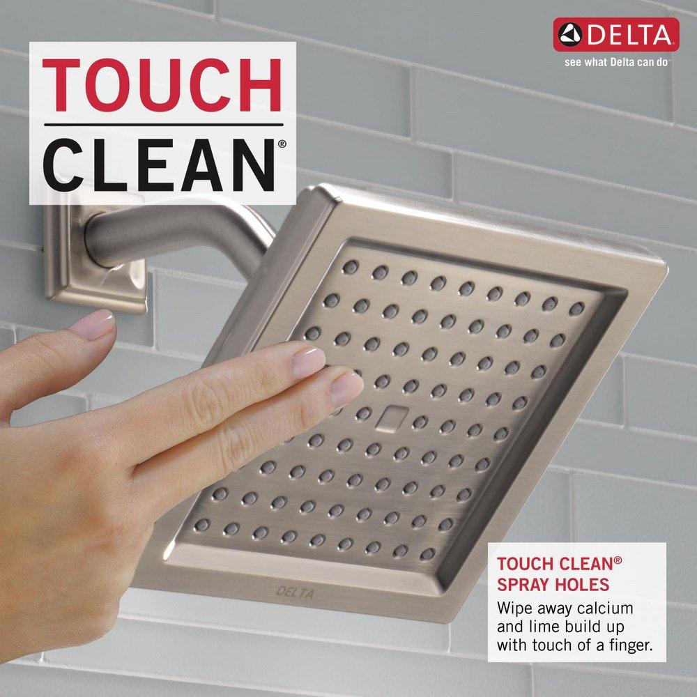 Delta Faucet Brilliance Stainless Single Handle Single Function Shower Faucet (Trim Only) 