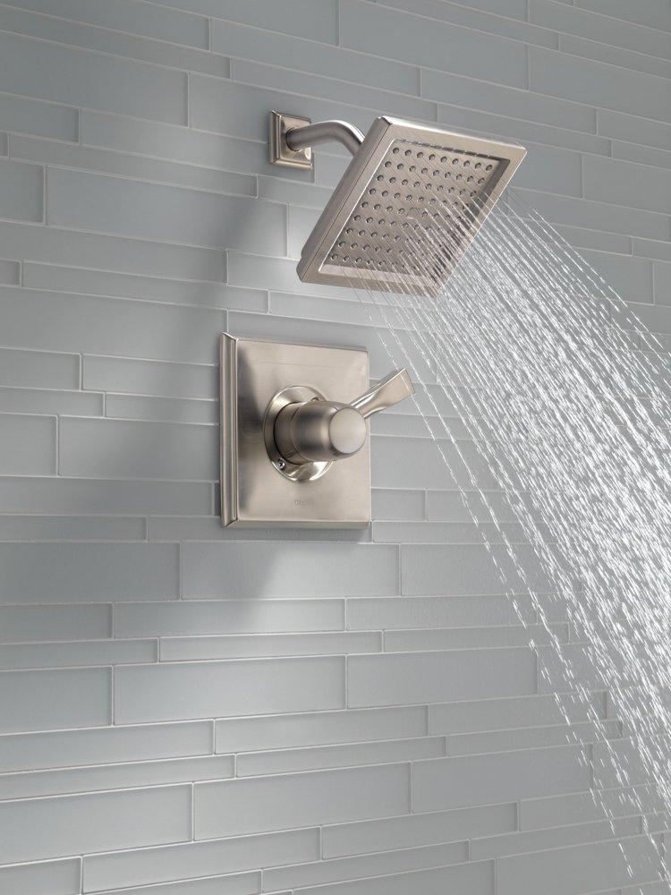 Delta Faucet Brilliance Stainless Single Handle Single Function Shower Faucet (Trim Only) 