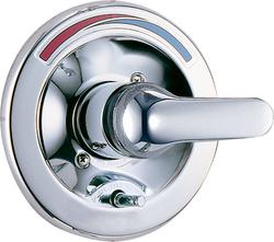 Single Handle Pressure Balancing Valve Trim in Chrome