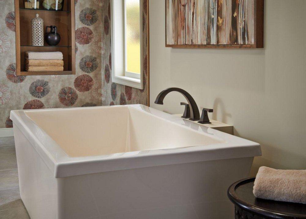 Delta Faucet Brilliance&reg; Stainless Two Handle Roman Tub Faucet Trim Only 