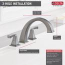 Delta Faucet Brilliance&reg; Stainless Two Handle Roman Tub Faucet Trim Only 