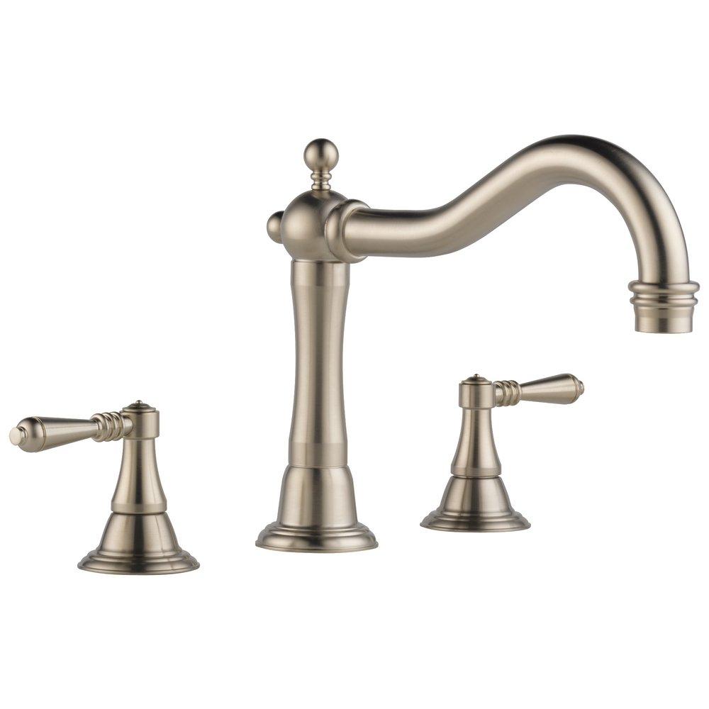 Brizo Brushed Nickel Two Handle Roman Tub Faucet Trim Only 