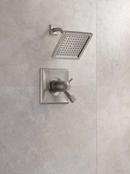 Delta Faucet Brilliance Stainless Two Handle Single Function Shower Faucet (Trim Only) 