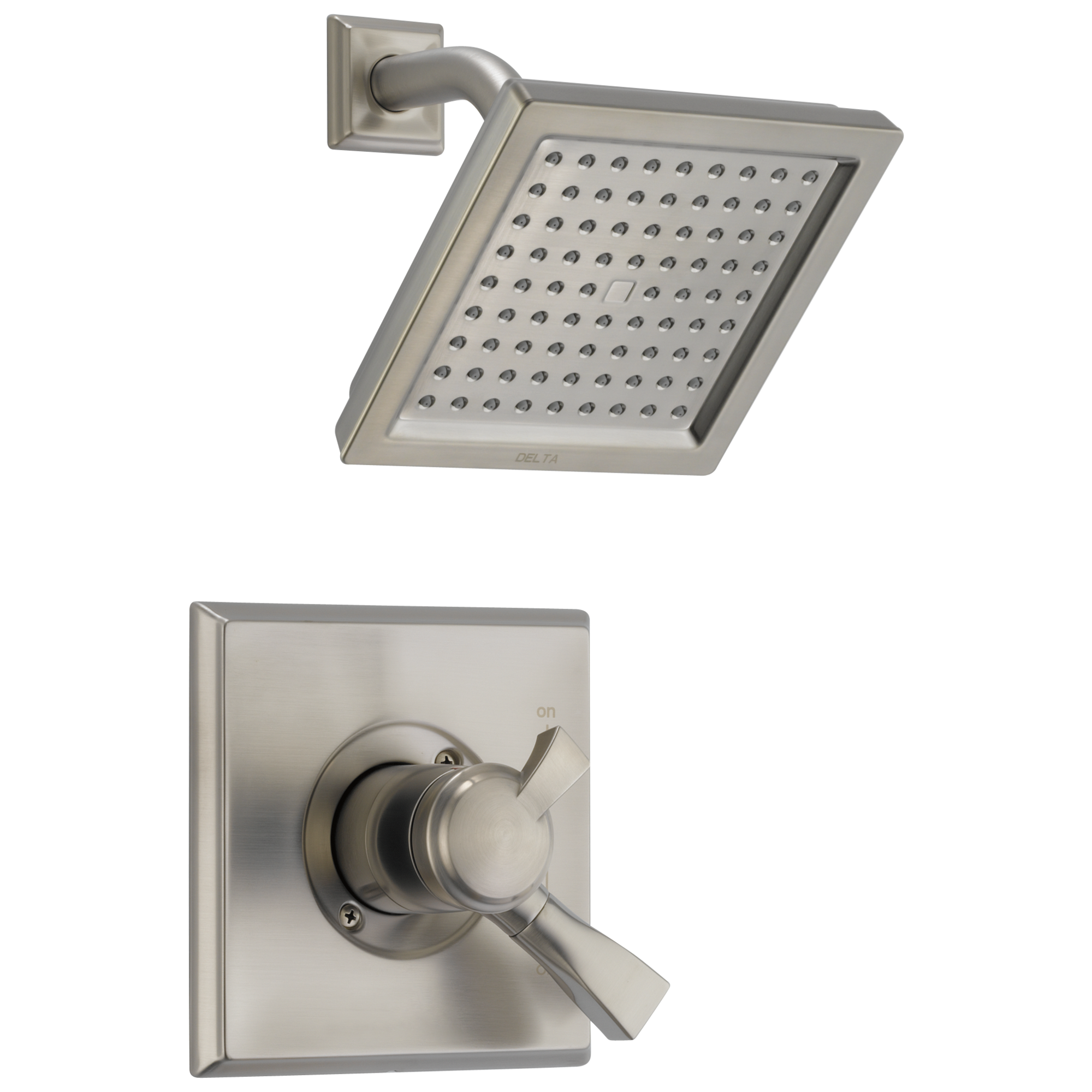 Delta Faucet Brilliance Stainless Single Handle Single Function Shower Faucet (Trim Only) 