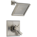 Delta Faucet Brilliance Stainless Single Handle Single Function Shower Faucet (Trim Only) 
