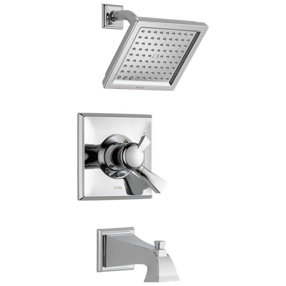 Delta Faucet Chrome Two Handle Single Function Bathtub & Shower Faucet (Trim Only) 