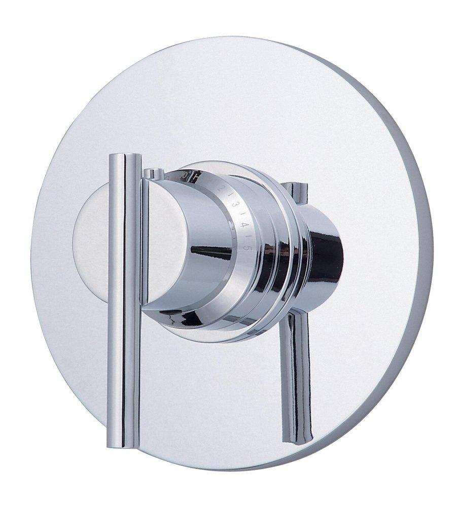 Gerber Plumbing Polished Chrome Single Lever Handle Thermostatic Shower Valve Trim Kit 