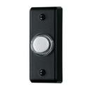 Lighted Door Chime Push Button in Black