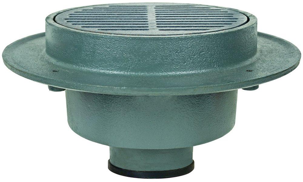 Sioux Chief Large Capacity Floor Drain with Cast Iron Strainer 