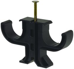 3/4 in. Black Plastic Nail Barb Clamp