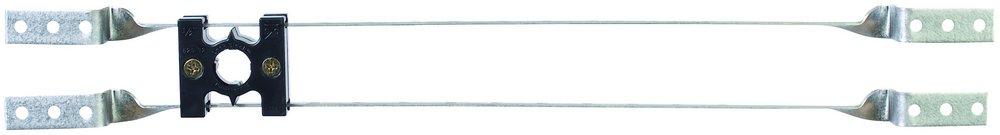 StrongArm™ Black 25-1/4 in. 16 ga Galvanized Steel Pipe Support Bracket 