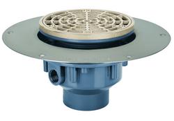 2 in. Inside Caulk Plastic Floor Drain